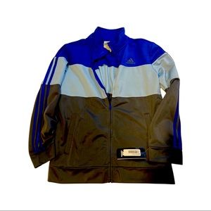 Adidas boys zip up jacket NWT